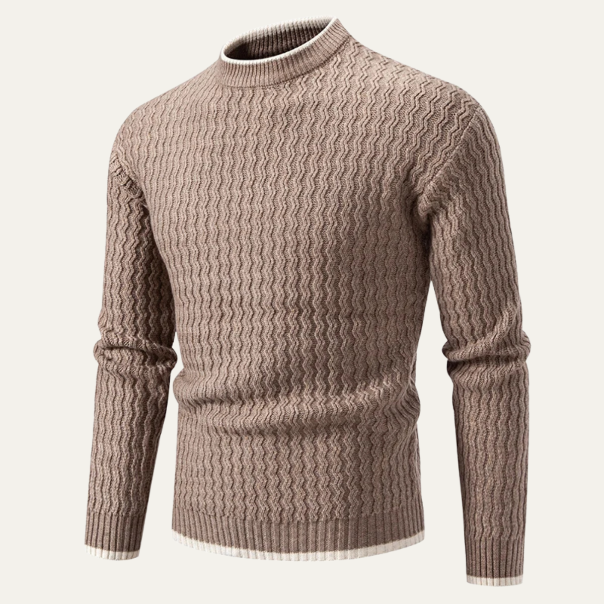 Men's Slim Fit Knit Sweater O Neck Pullover