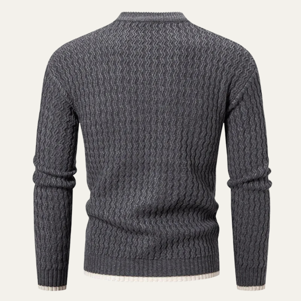 Men's Slim Fit Knit Sweater O Neck Pullover