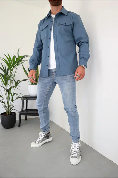 Elijah Men's Casual Overshirt