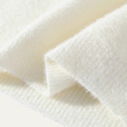 Men's Patterned Sweater Warm White