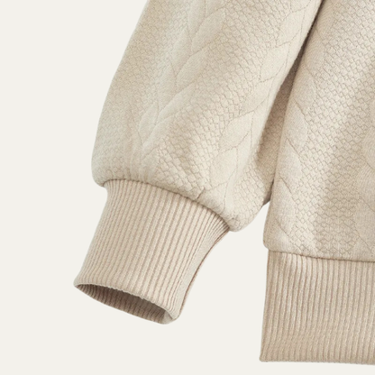 Men's Knitted Jacquard Sweater Stand Up Collar Casual