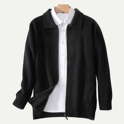 Men's Soft Wool Knit Cardigan Sweater