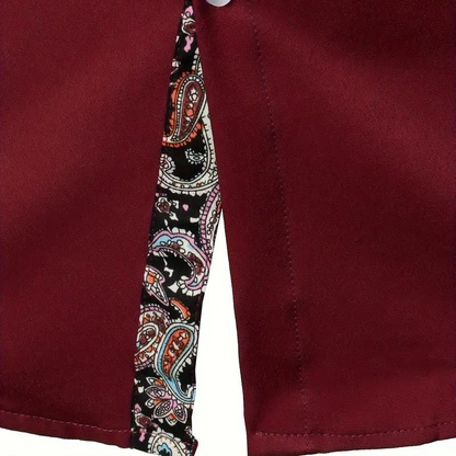 Men's Paisley Accent Shirt
