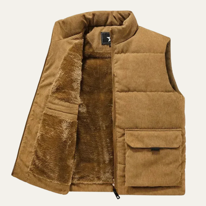 Women's Wool Cotton Padded Vest