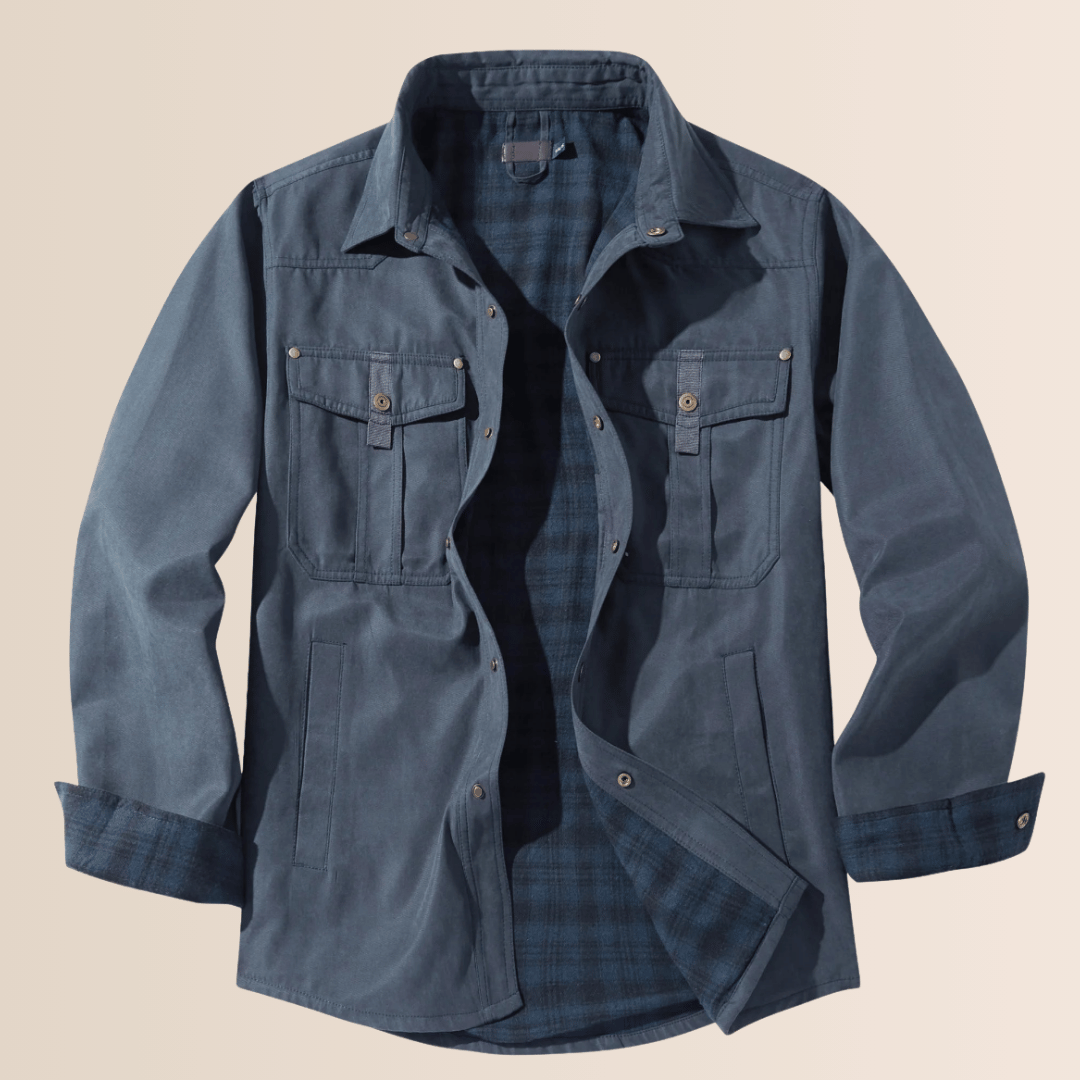Men's Plaid Flannel Jacket