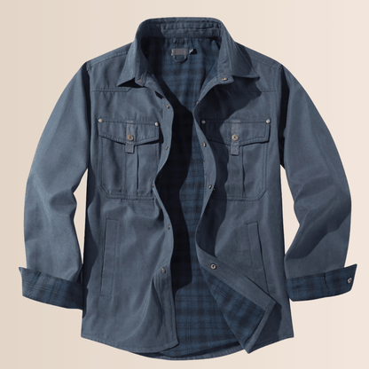 Men's Plaid Flannel Jacket