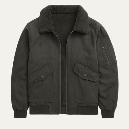 Men's Fleece Lined Bomber Jacket