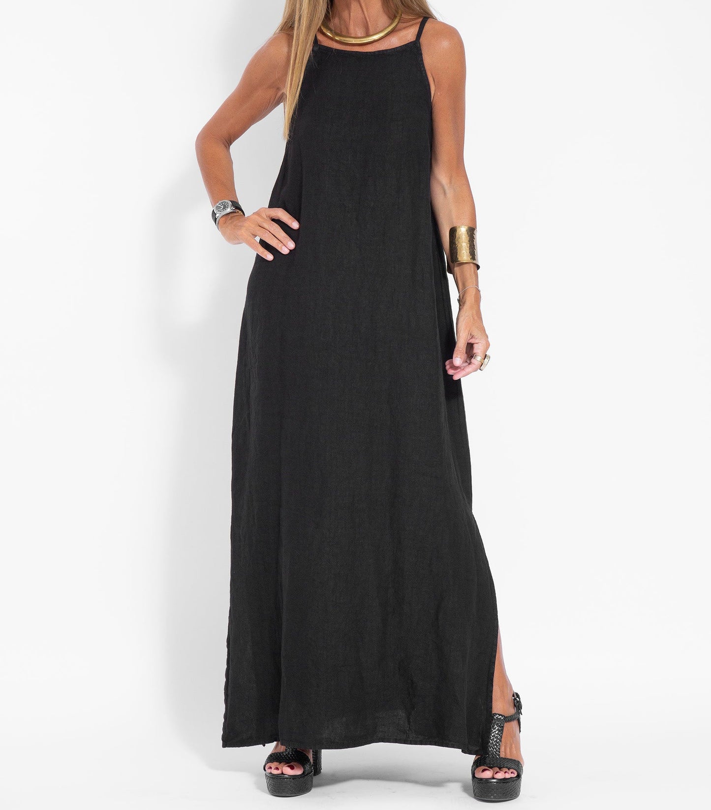 Elegant Strapless Long Evening Dress