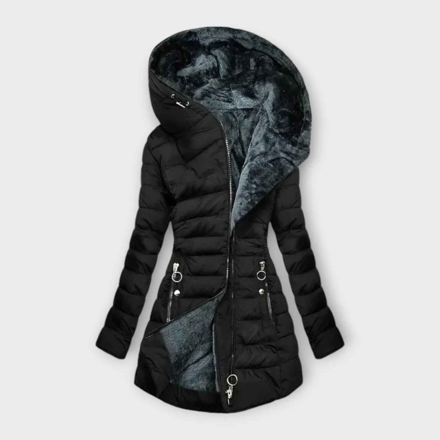 Women's Zip Up Jacket Side Pockets