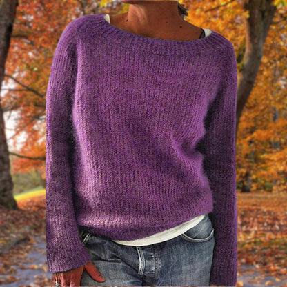 Comfortable Women's Casual Long Sleeve Sweater Top