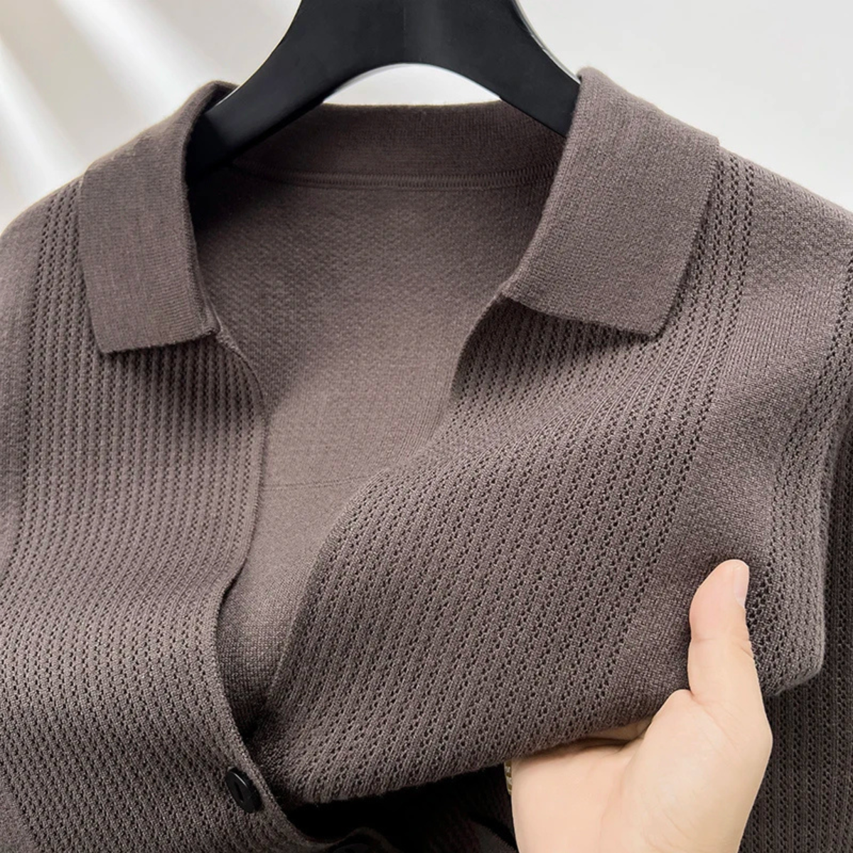 Men's Soft Knit Cardigan Breathable Casual