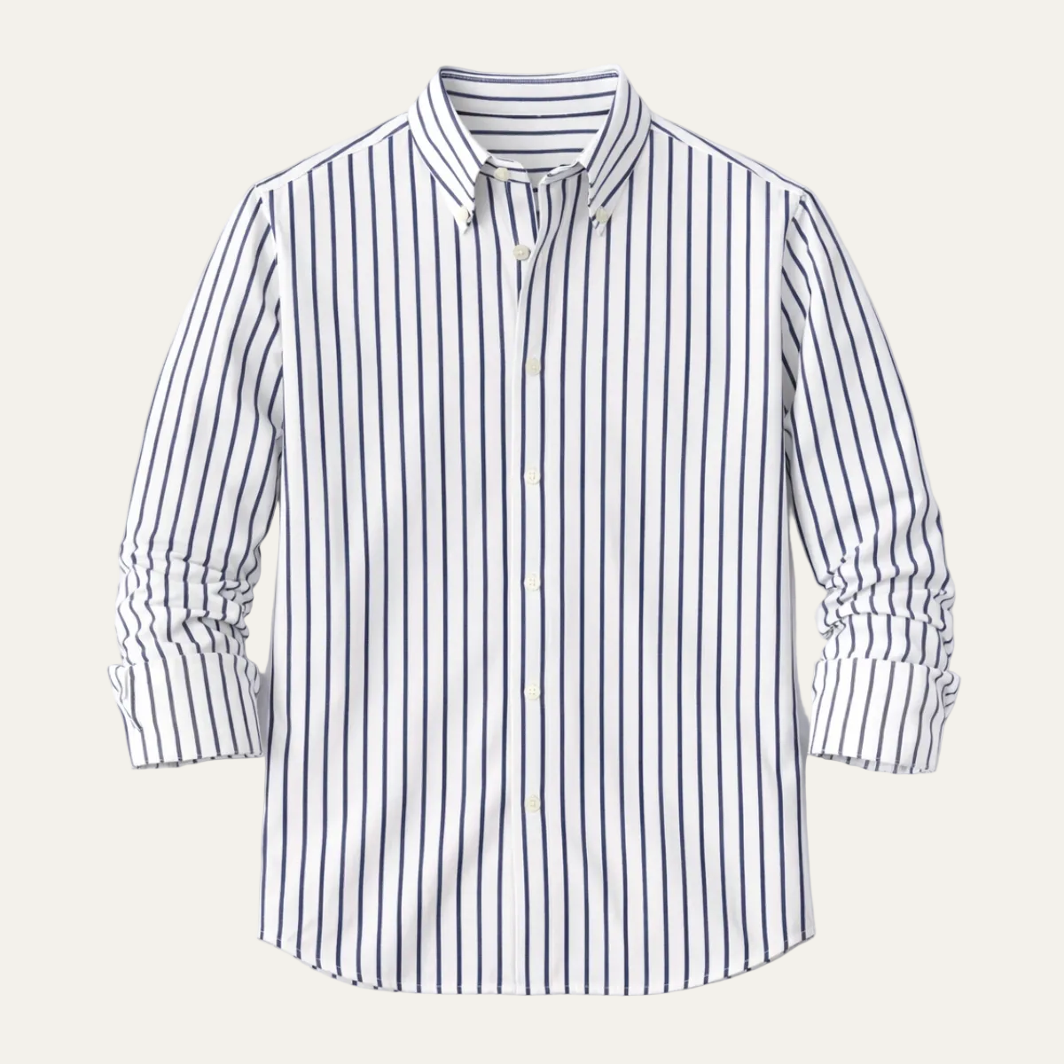Varenna Lago Men's Striped Dress Shirt Retro Button Down - VibreMode