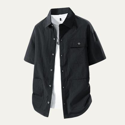 Vernazza Men's Button Down Shirt Lightweight