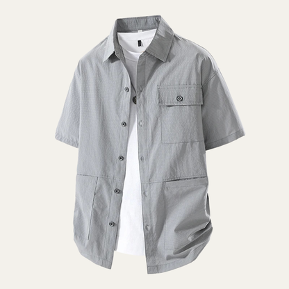 Vernazza Men's Button Down Shirt Lightweight