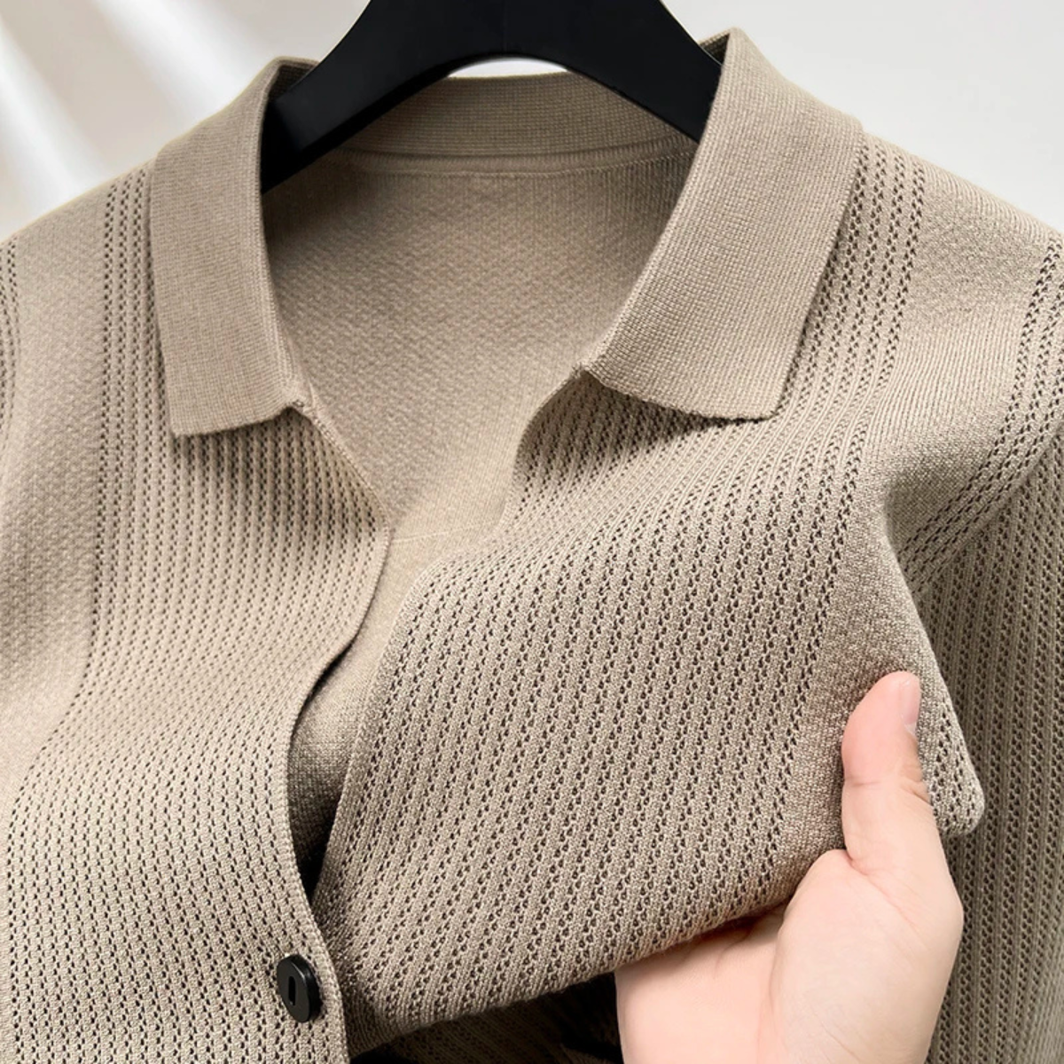 Men's Soft Knit Cardigan Breathable Casual