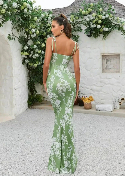 Beautiful Flower Long Dress