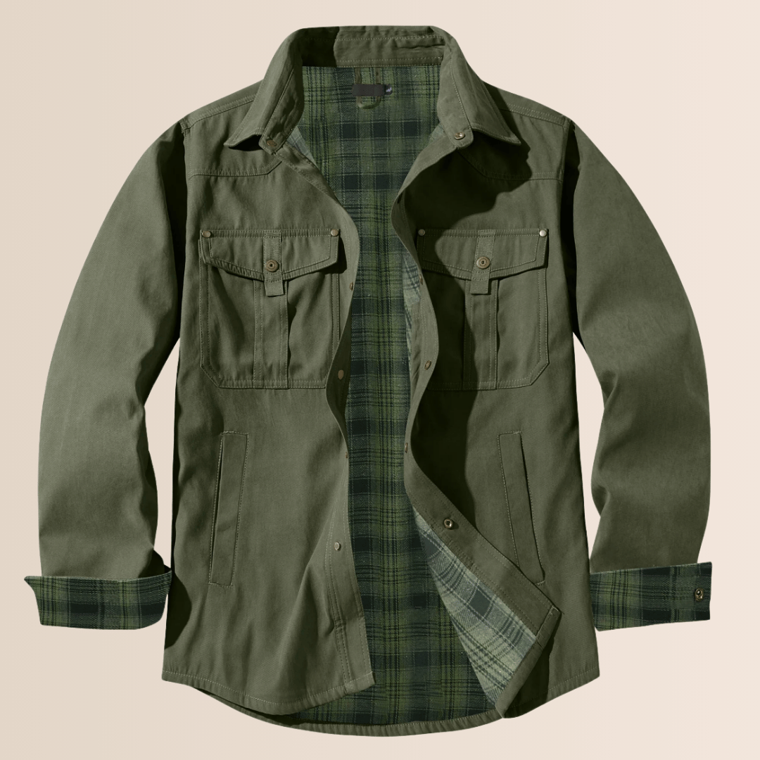Men's Plaid Flannel Jacket