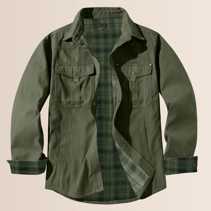 Men's Plaid Flannel Jacket