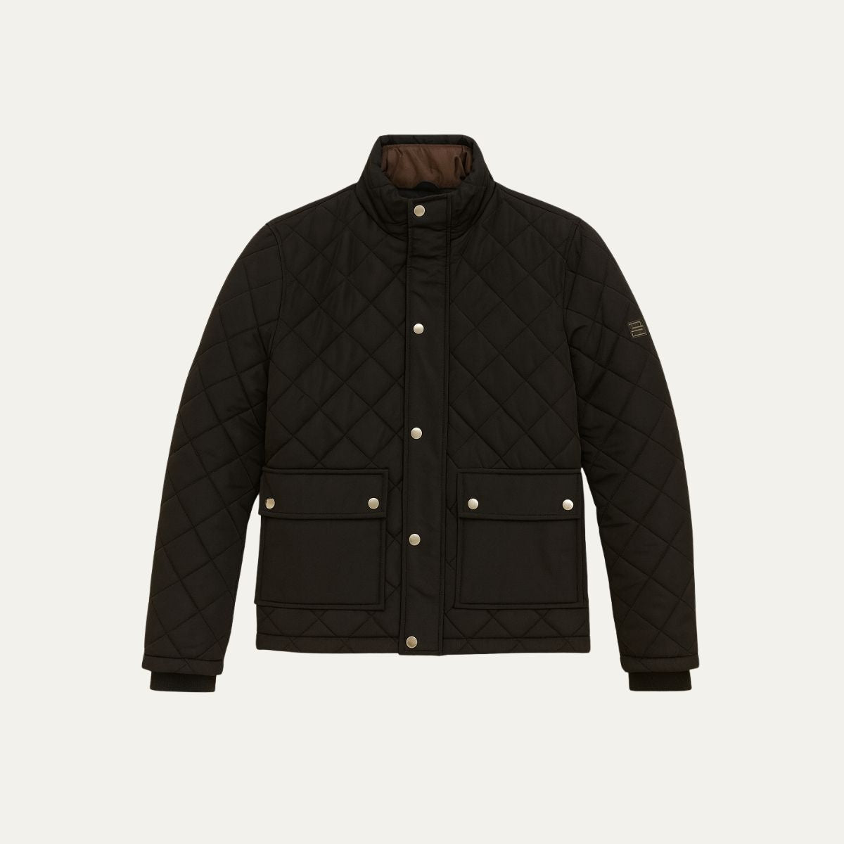 Men's Quilted Field Jacket Black