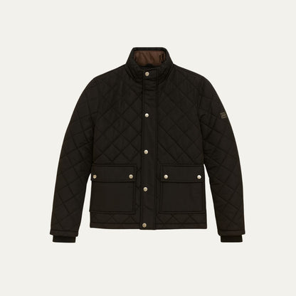 Men's Quilted Field Jacket Black