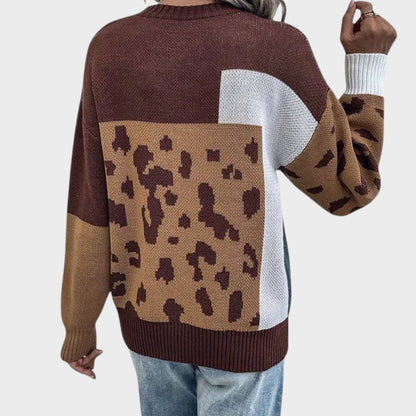 Women's Long Sleeve Sweater Round Neck