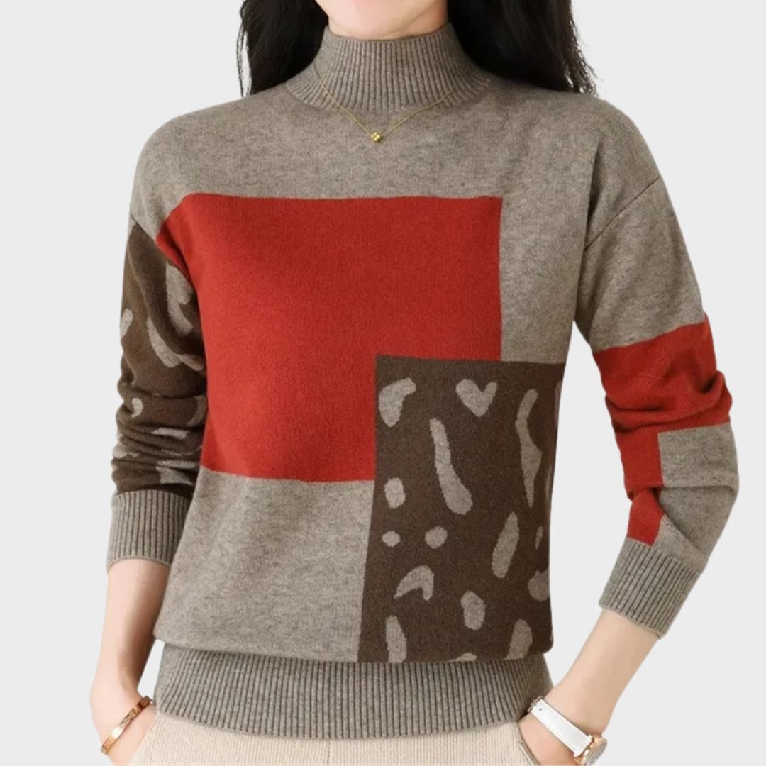 Women's Color Block Sweater