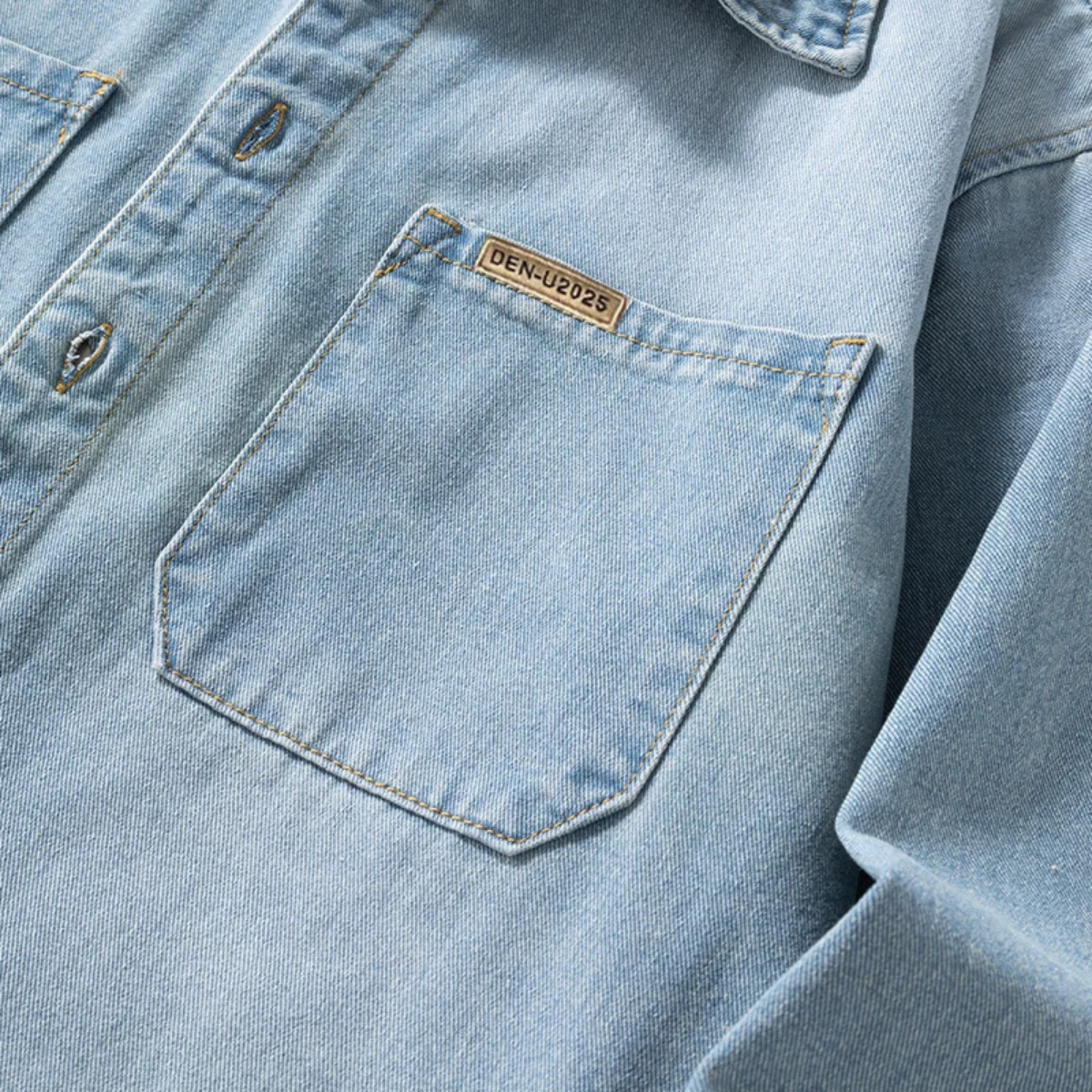 Mens Vintage Denim Smart Shirt