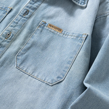 Mens Vintage Denim Smart Shirt