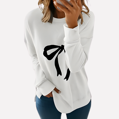 Women's Crew Neck Sweatshirt Cotton