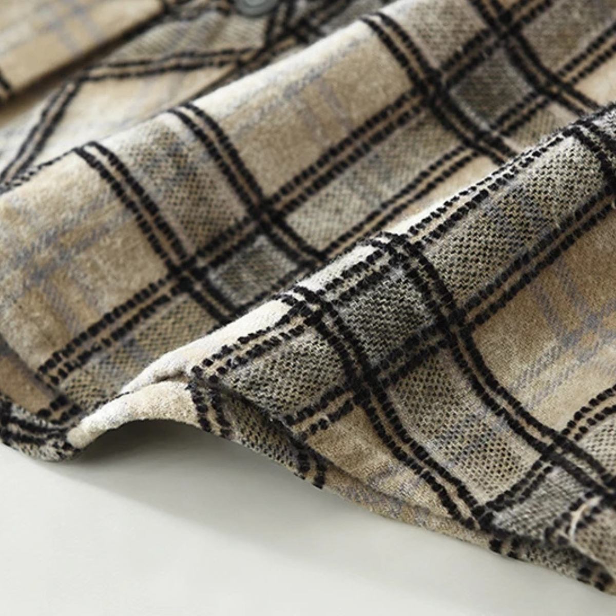 Men's Plaid Cotton Shirt Brushed Southgate