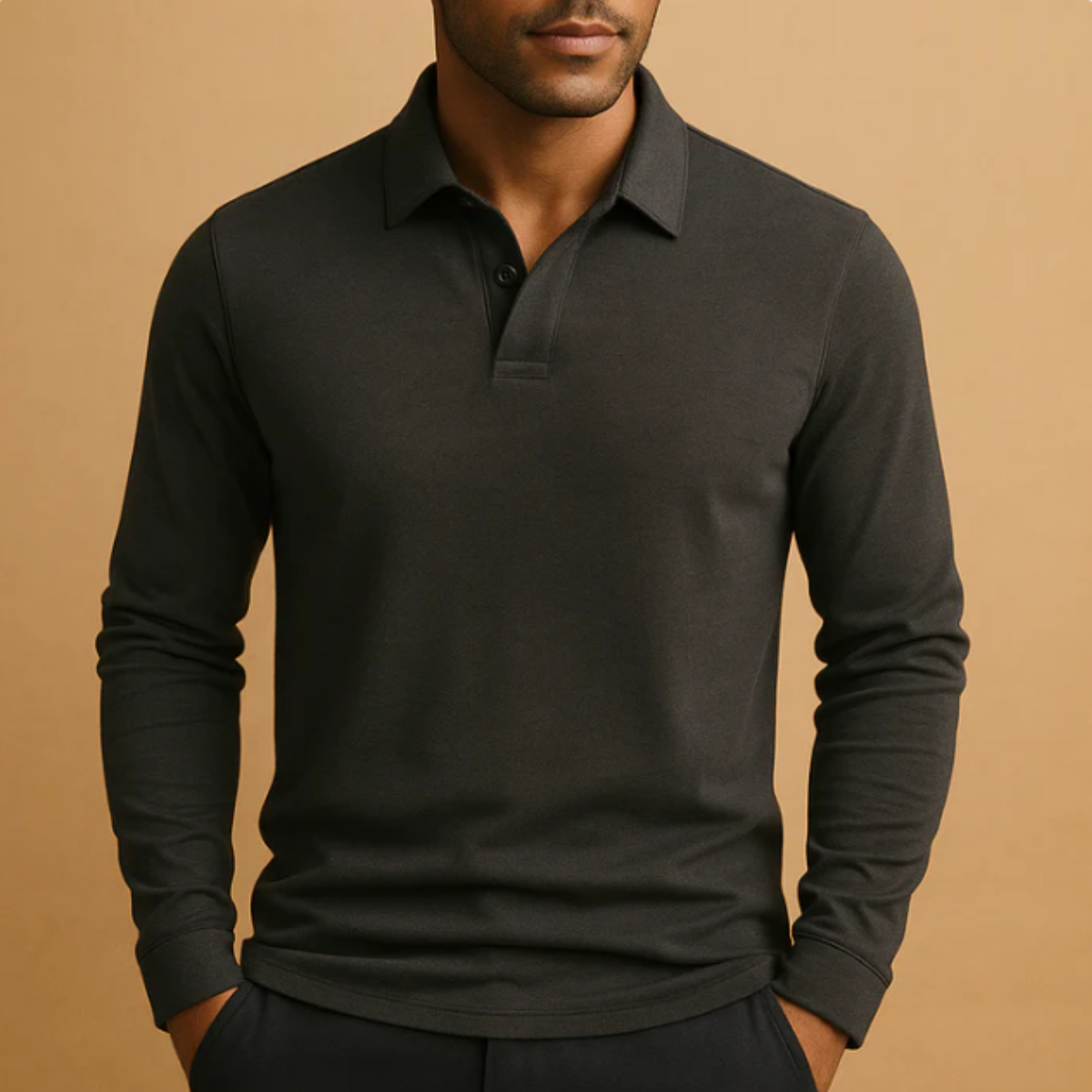 Men's Slim Fit Cotton Polo Shirt