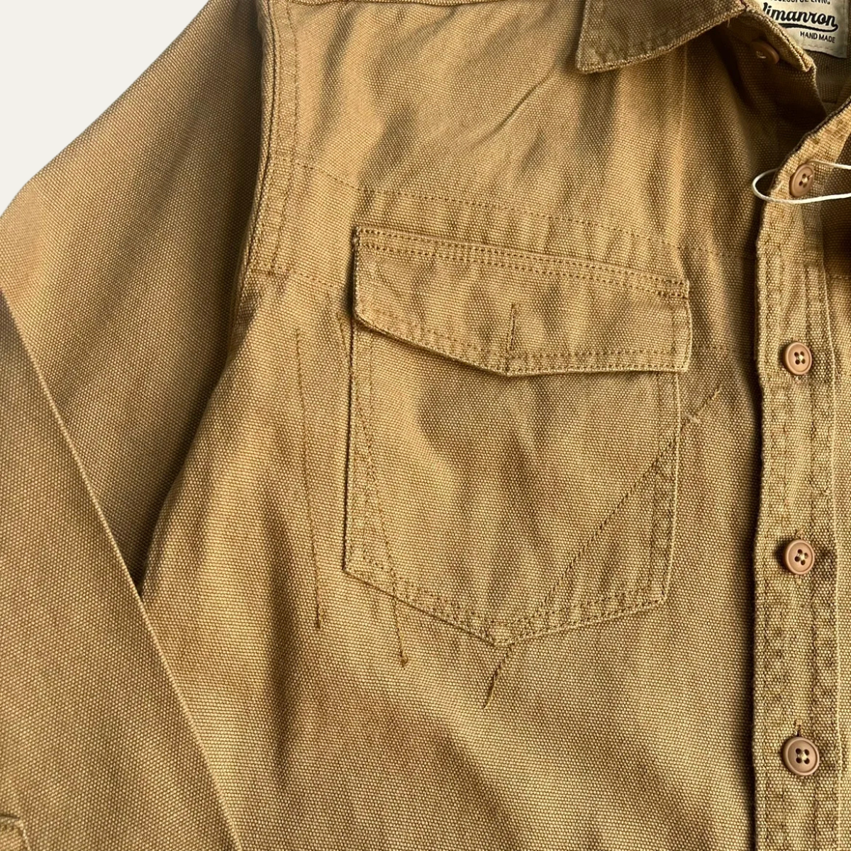 Men's Cotton Canvas Shirt Jacket