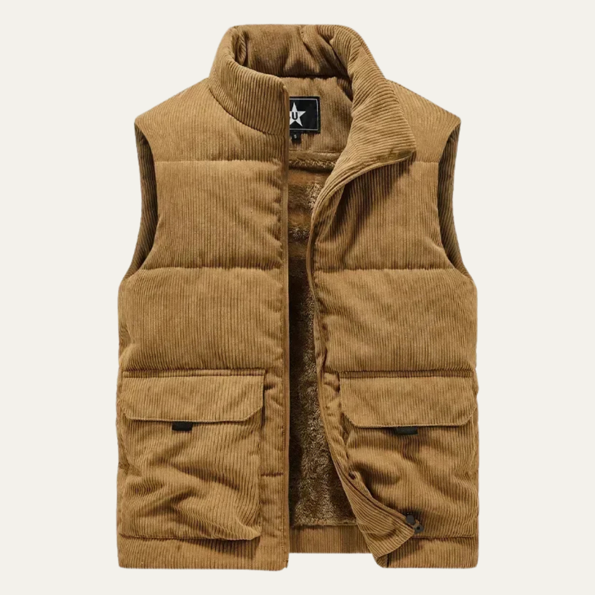 Women's Wool Cotton Padded Vest - VibreMode