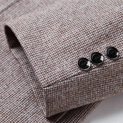 Men's Single Breasted Blazer Smart Casual Green