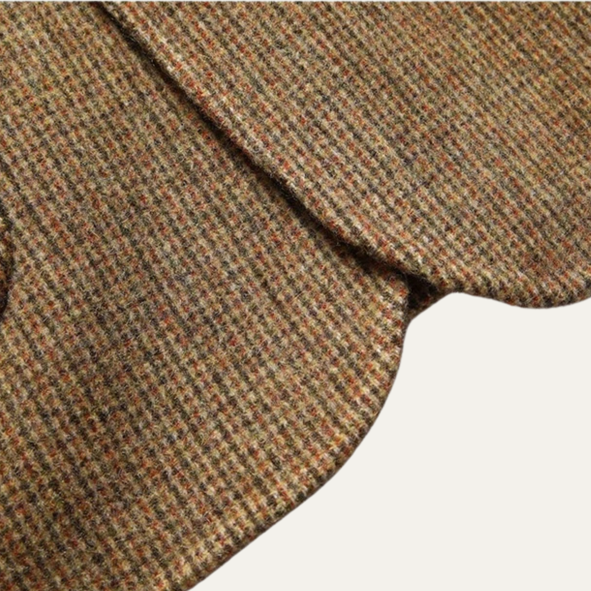 Men's Tweed Blazer Checked Wool Navy