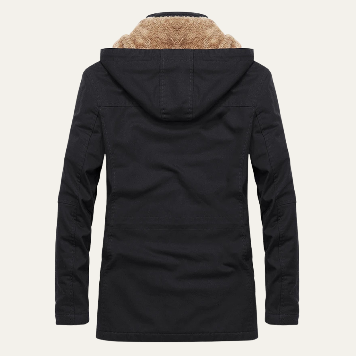 Men's Military Winter Jacket Thick Hooded Multi Pocket