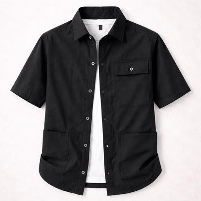 Vernazza Men's Button Down Shirt Lightweight - VibreMode