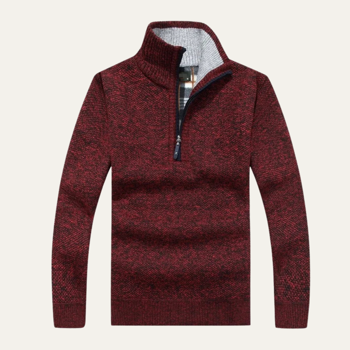 Men's Thick Fleece Half Zip Sweater