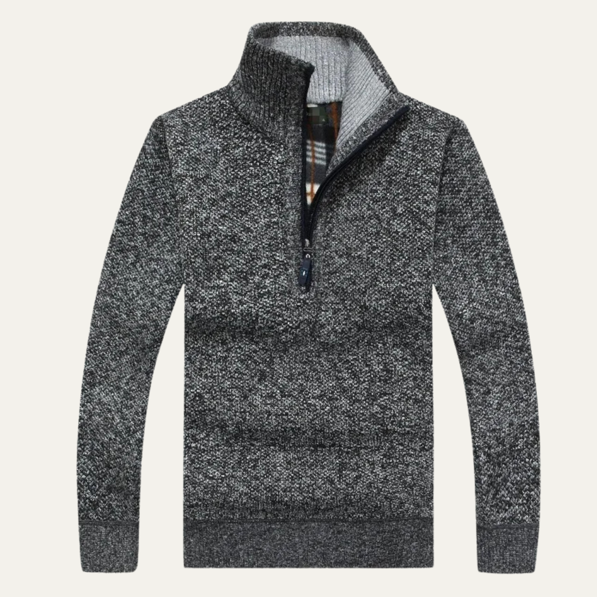 Men's Thick Fleece Half Zip Sweater