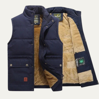 Men's Fleece Lined Winter Vest