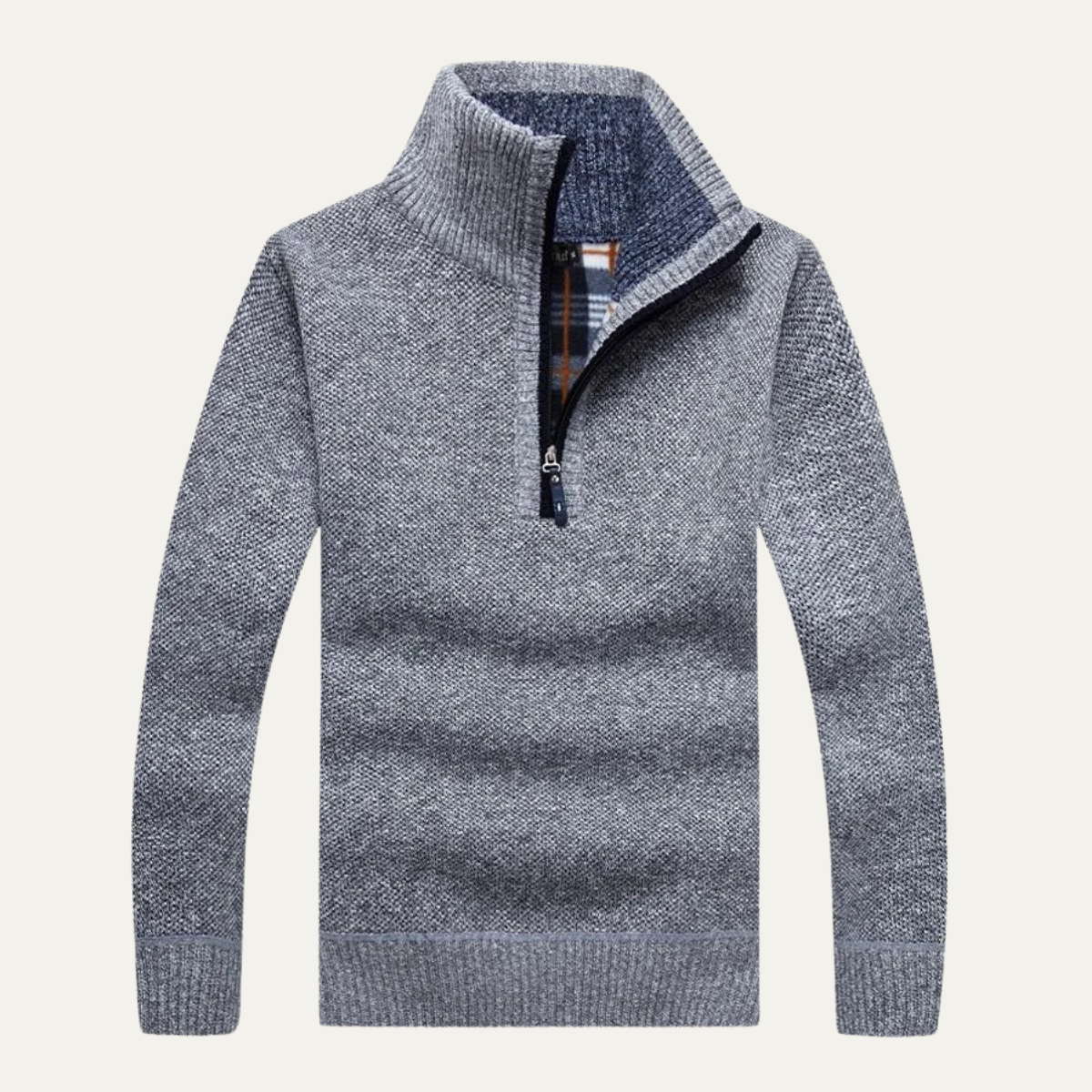 Men's Thick Fleece Half Zip Sweater