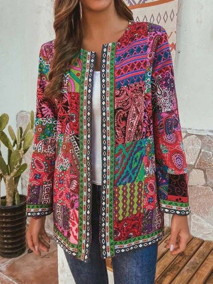 Women's Knitted Cardigan Retro Style