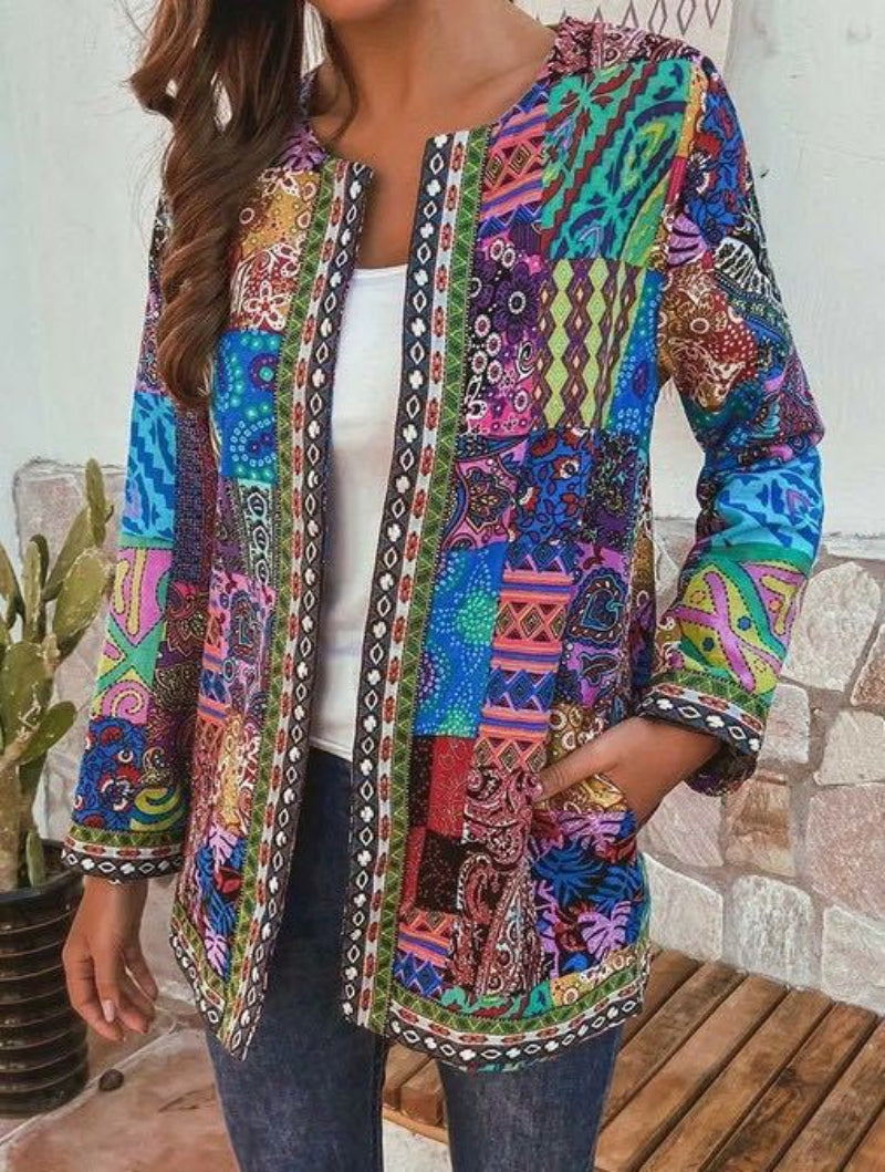 Women's Knitted Cardigan Retro Style - VibreMode