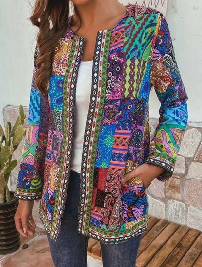 Women's Knitted Cardigan Retro Style - VibreMode