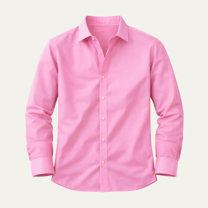 Men's Stretch Shirt Solid Color Lightweight - VibreMode