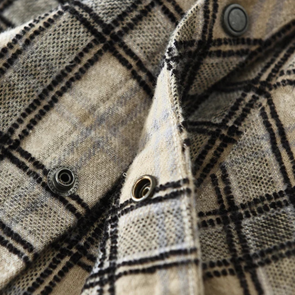 Men's Plaid Cotton Shirt Brushed Southgate