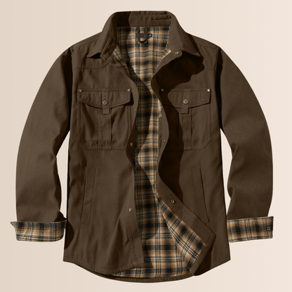 Men's Plaid Flannel Jacket