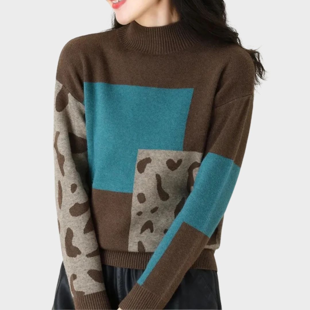 Women's Color Block Sweater