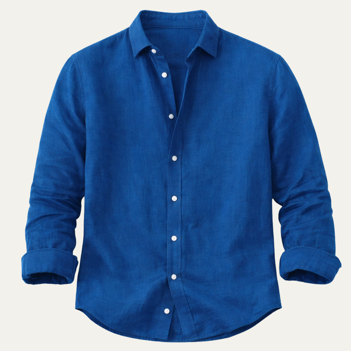 Men's Cotton Linen Casual Summer Shirt - VibreMode