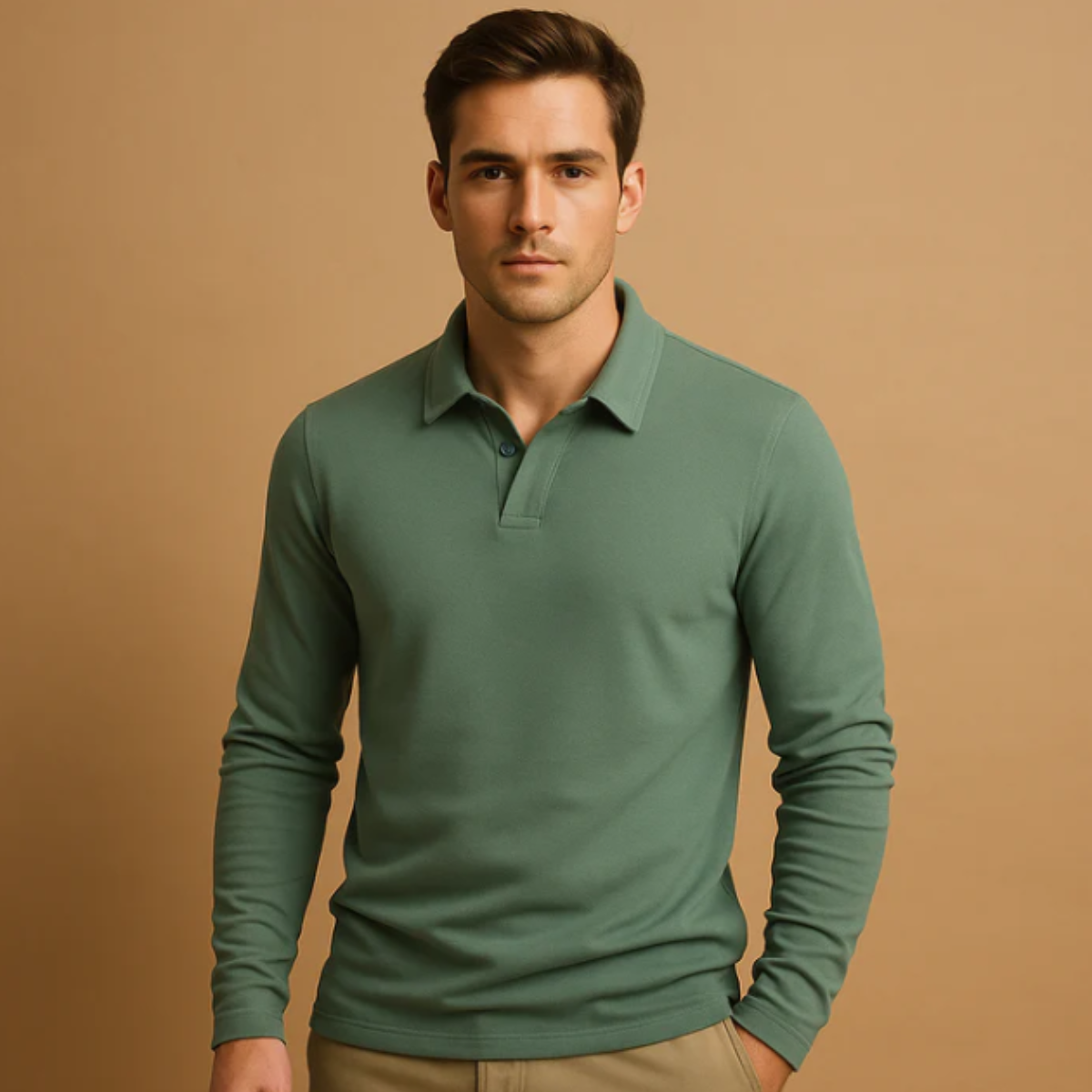 Men's Slim Fit Cotton Polo Shirt
